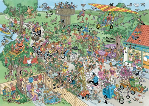 Puzzel JvH De Grote Vogelkijkdag 1000st 1 Stuk-1