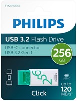 Philips USB 256GB USB-C Click Spring Green 1 Stuk