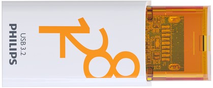 Philips USB 128GB USB-C Click Sunrise Orange 1 Stuk-2