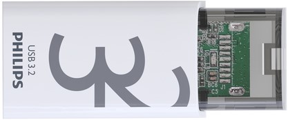 USB stick 3.2 Philips Click USB-C 32GB grijs 1 Stuk-1