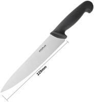 Koksmes Hygiplas 215 mm zwart 1 Stuk-1