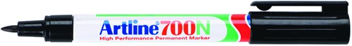 Viltstift Artline 700 rond 0.7mm blister zwart 1 Stuk-1