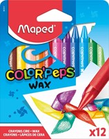 Waskrijt Maped Color'Peps Wax set á 12 kleuren 12 Stuk