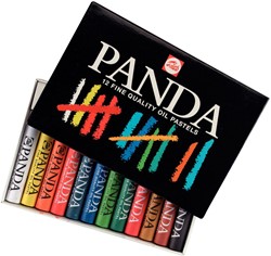 Oliepastel Talens Panda set á 12 kleuren 12 Stuk