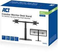 Monitorarm office gasveer crossbar 2 schermen 1 Stuk-5