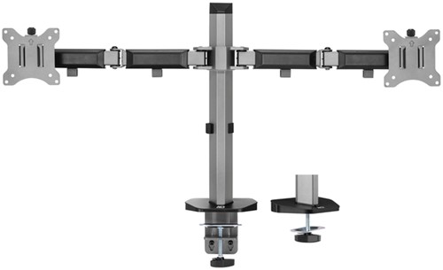Monitorarm office 2 schermen zilver 1 Stuk