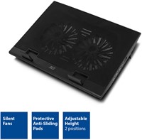 Laptopstandaard ventilator hoogte verstelb 4-p hub 1 Stuk-3