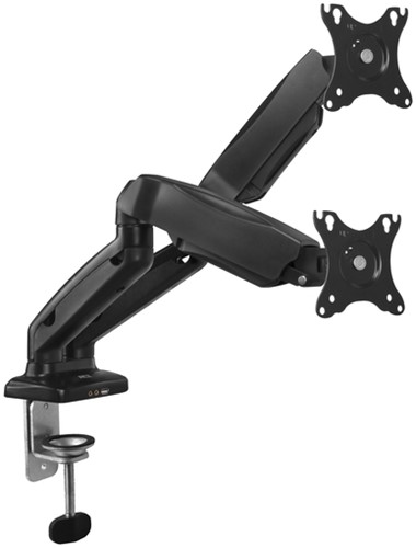 Monitorarm office met gasveer 2 schermen 1 Stuk