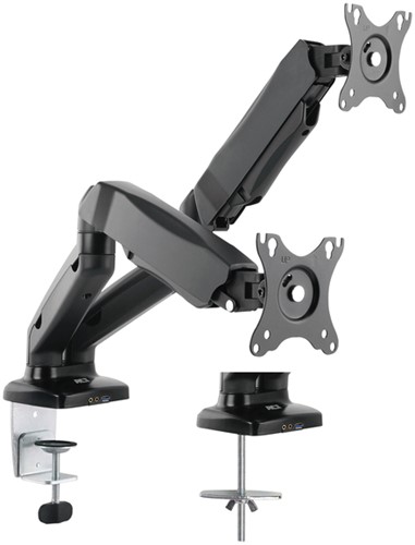 Monitorarm office met gasveer 2 schermen 1 Stuk-1