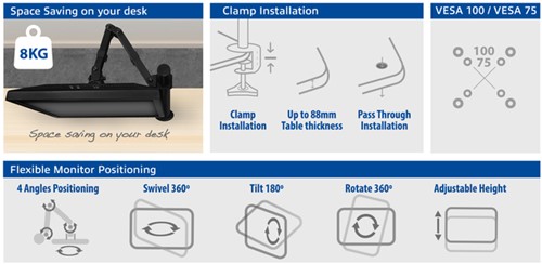 Monitorarm 1 scherm 1 Stuk-3