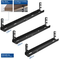 Verstelbare kabelgoot voor onder een bureau 1 Stuk-1