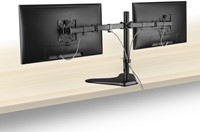 Monitorarm op voet 2 schermen 1 Stuk-3
