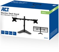 Monitorarm op voet 2 schermen 1 Stuk-1