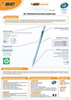 Vulpotlood Bic Matic Pastel HB 0.7mm pastel ass 1 Stuk-2
