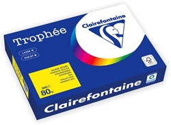 Kopieerpapier Trophee A4 80gr zonnegeel 500 Vel