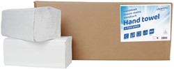 Handdoek Cleaninq Z-vouw 2-laags 22x22.5cm wit 20 Stuk