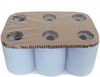 Handdoekrol Cleaninq Matic 2laags 150m blauw 6 Rol-2