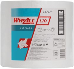 Poetsrol WypAll L10 1-laags 235mmx380m wit 1000 Vel