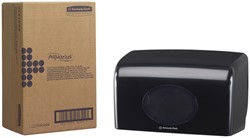 Toiletpapierdispenser Aquarius duo zwart 7191 1 Stuk