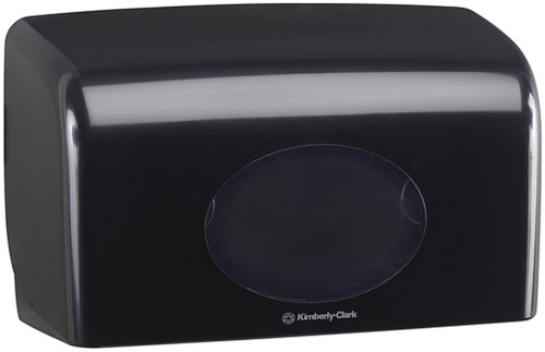 Toiletpapierdispenser Aquarius duo zwart 7191 1 Stuk-2