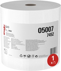 Poetsrol WypAll L40 PowerClean 1-laags 315mmx232m 750 Vel