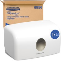 Handdoekdispenser Aquarius mini wit 6956 1 Stuk
