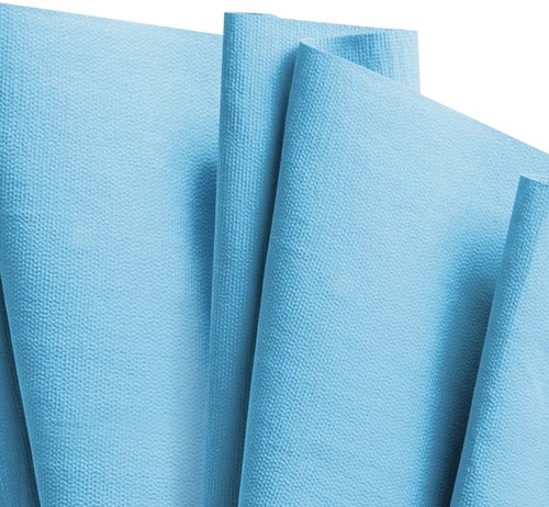 Poetsdoek WypAll X80 Powerclean 426x212mm blauw 80 Vel-3