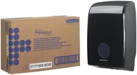 Handdoekdispenser Aquarius voor i-vouw zwart 7171 1 Stuk
