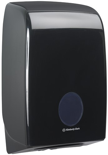 Handdoekdispenser Aquarius voor i-vouw zwart 7171 1 Stuk-2