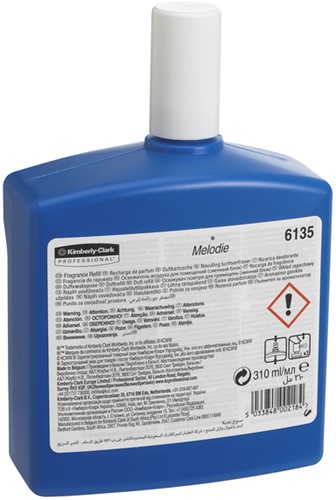 Luchtverfrisser Kimberly Melodie 310ml 6135 6 Fles