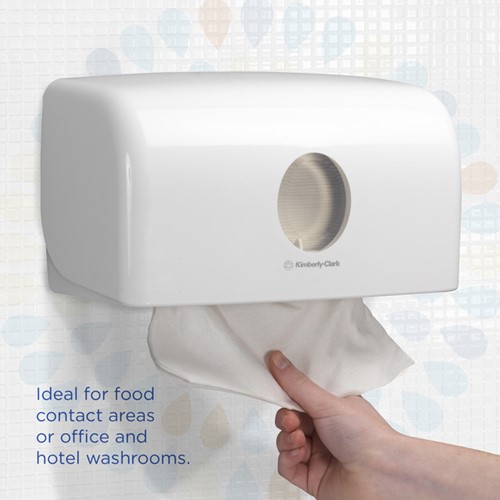 Handdoek Kleenex Ultra 2laags 215x315mm 124st 7979 5 pak-1