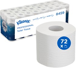 Toiletpapier Kleenex 3-laags 195vel wit 8459 72 Rol
