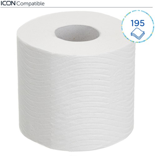 Toiletpapier Kleenex 3-laags 195vel wit 8459 72 Rol-2