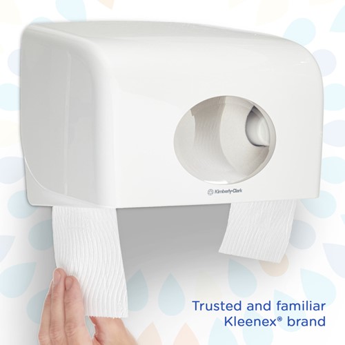 Toiletpapier Kleenex 3-laags 195vel wit 8459 72 Rol-1
