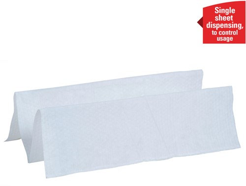 Poetsdoek WypAll X70 PowerClean 305x317mm 12x76vel wit 8387-1