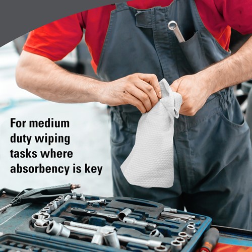 Poetsdoek WypAll X70 PowerClean 421x375mm 8387 12 pak-2