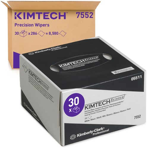 Poetsdoek Kimtech Science 208x112mm wit 7552 30 pak