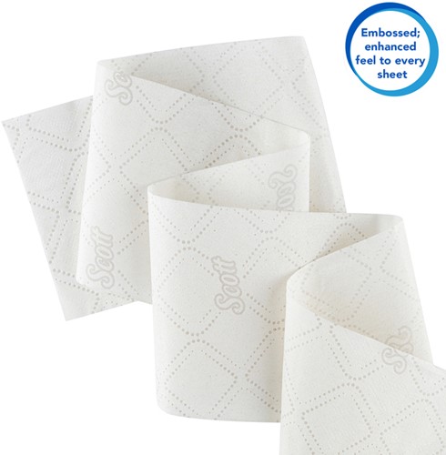 Toiletpapier Scott Essential jumbo 200m wit 8614 12 Rol-1