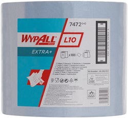 Poetsrol WypAll L10 1-laags 235mmx380m blauw 1000 Vel