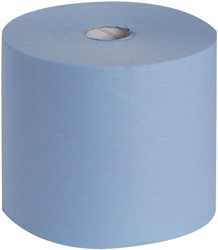 Poetsrol WypAll L10 1-laags 235mmx380m blauw 1000 Vel-2