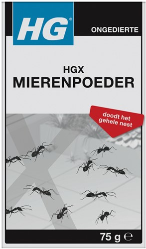 Mierenpoeder HG HGX buiten 75gram 75 Gram