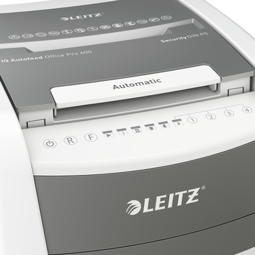 Papiervernietiger Leitz IQ Auto+ Of Pro 600 2x15mm 1 Stuk-2