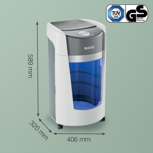 Papiervernietiger Leitz IQ OptiMax 550 Office P5 snippers 2x15mm-8