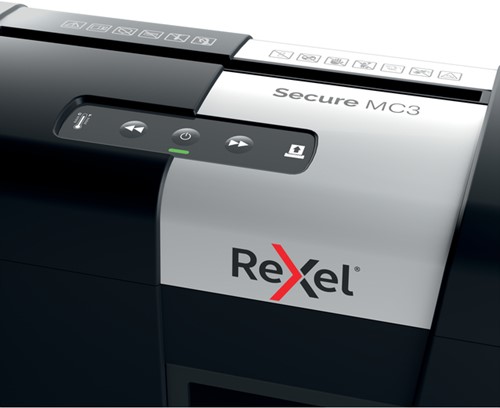 Papiervernietiger Rexel Secure MC3 2x15mm 1 Stuk-3