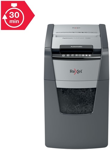 Papiervernietiger Rexel Optimum Auto+ 150M P5 snippers 2x15mm-4