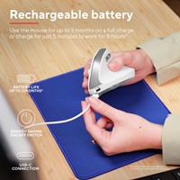 Muis Trust ergonomisch BAYO II draadloos wit 1 Stuk-1