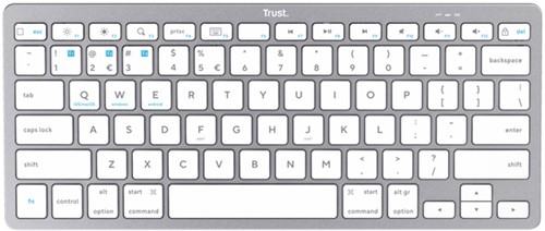 Toetsenbord Trust Basics bluetooth US 1 Stuk