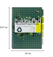 Projectboek Pukka Recy A4 lijn 4-g 200pag 80gr gn 1 Stuk-3