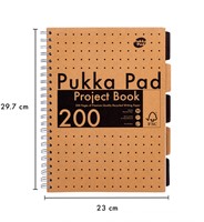 Projectboek Pukka Kraft A4 lijn 200 pagina's 80gr 1 Stuk-3