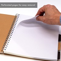 Projectboek Pukka Kraft A4 lijn 200 pagina's 80gr 1 Stuk-1